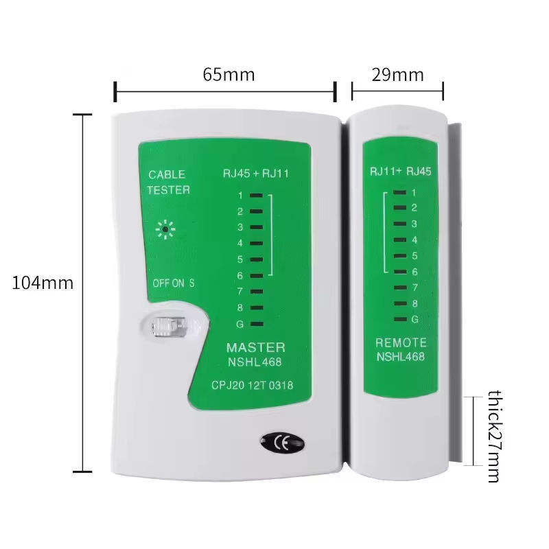 LF-098-Ethernet LAN Network Maintenance Tool Kit RJ45 Crimping Tool Cable Tester Wire Stripper
