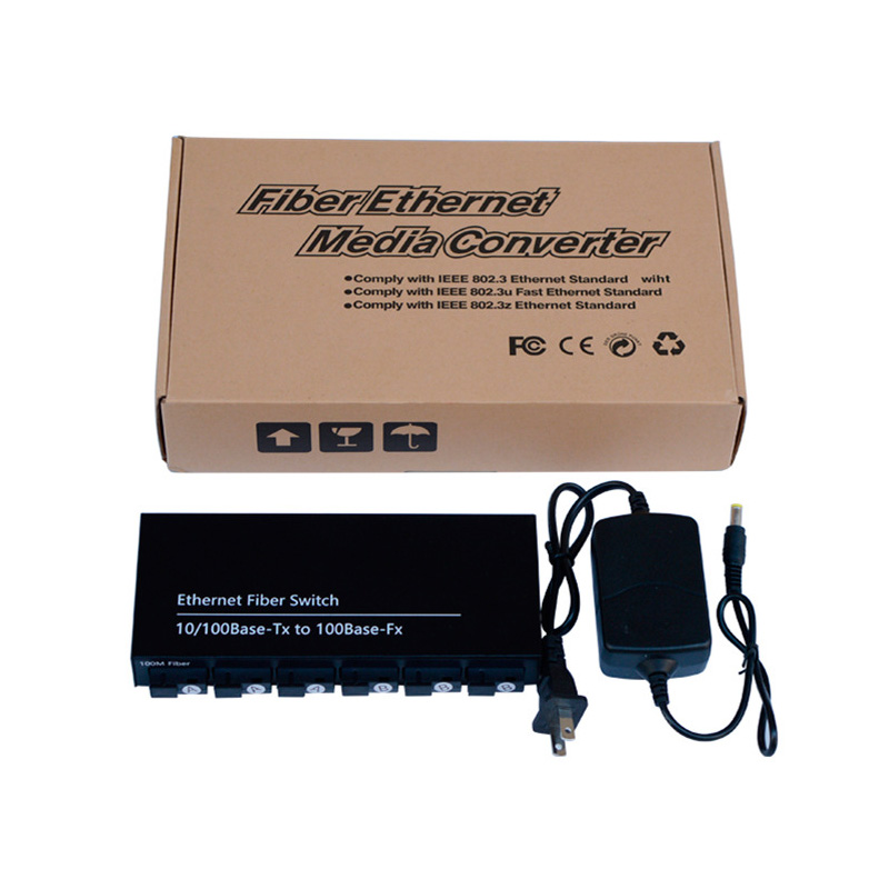 LF091 Fiber Media Converter Series 10/100/1000M Single/Multi-mode OEM logo