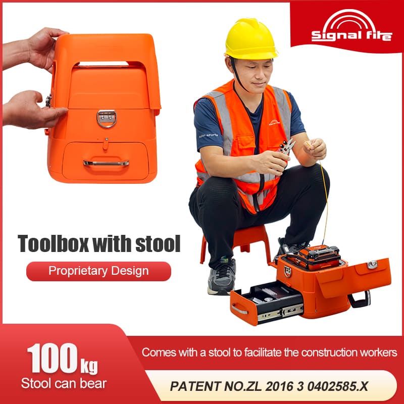 Signal Fire AI9 Fiber Optic Fusion Splicer with VFL OPM