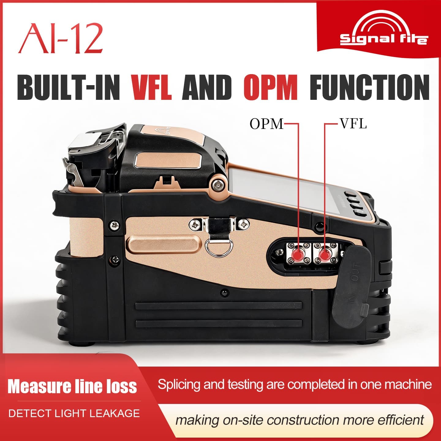 AI-12 removable 7800 mAh battery and Type-C charging ports