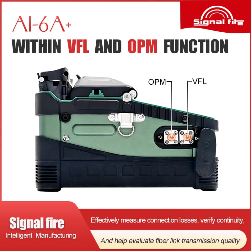 Signal Fire AI6A+  Fusion Splicer 6 Motors Core Alignment with OPM
