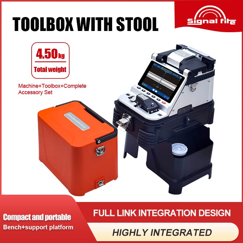 AI20 fiber optic fusion splicer for FTTH and telecom field splicing