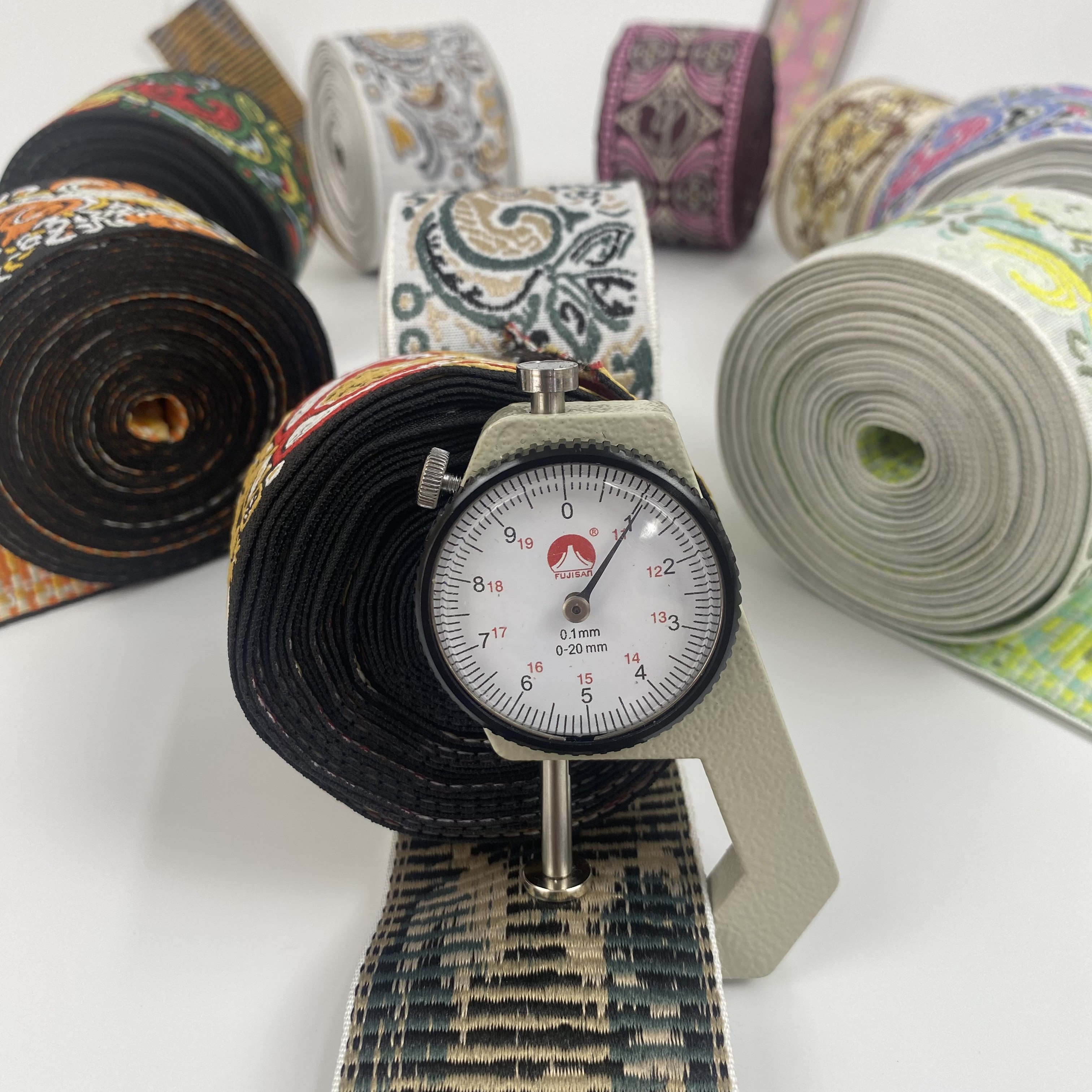 2 Inch Ribbon Diamond Pattern Jacquard Webbing Embroidery Ribbon Ethnic Ribbons Guitar Purse Straps Shoulder Bag Straps