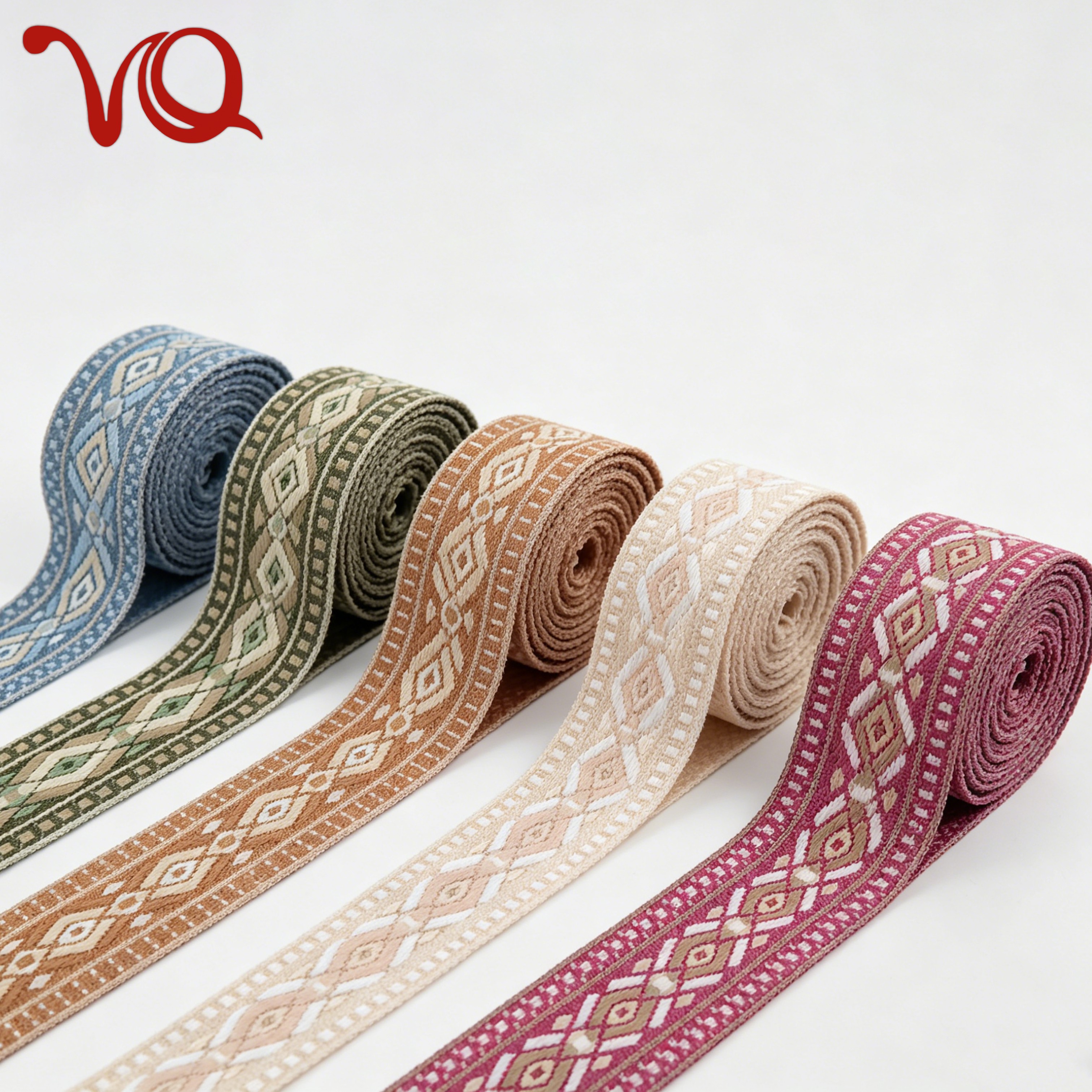 3.8CM Jacquard Webbing for Bag Straps Camera Belt Guitar Belt With Polyester Ribbon for Shoes