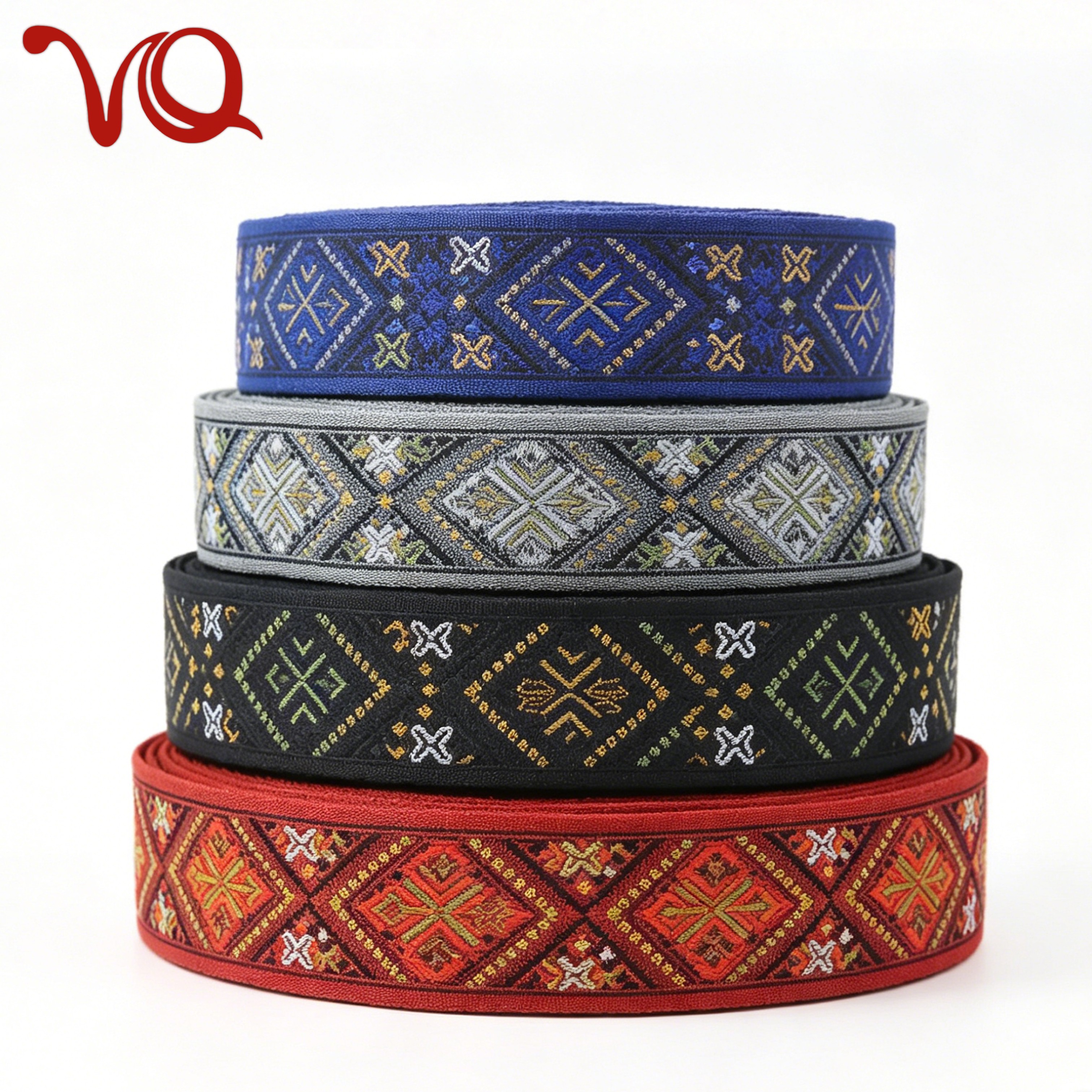 Ethnic Style 5 cm Embroidered Webbing Polyester Webbing Lace for Shoes Hats Clothes Etc Ethnic Style 5 cm Embroidered Webbing Polyester Webbing Lace for Shoes Hats Clothes Etc