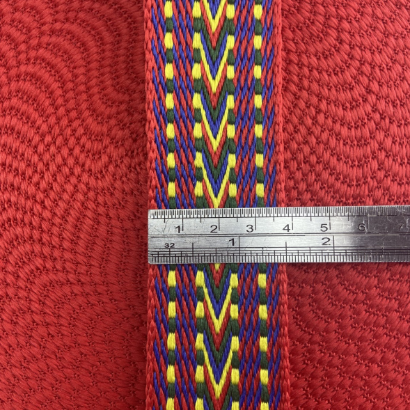 3.8CM National Style Bag Strap Guitar Strap Hand Strap Polyester Jacquard Weave Webbing Strap Wholesale
