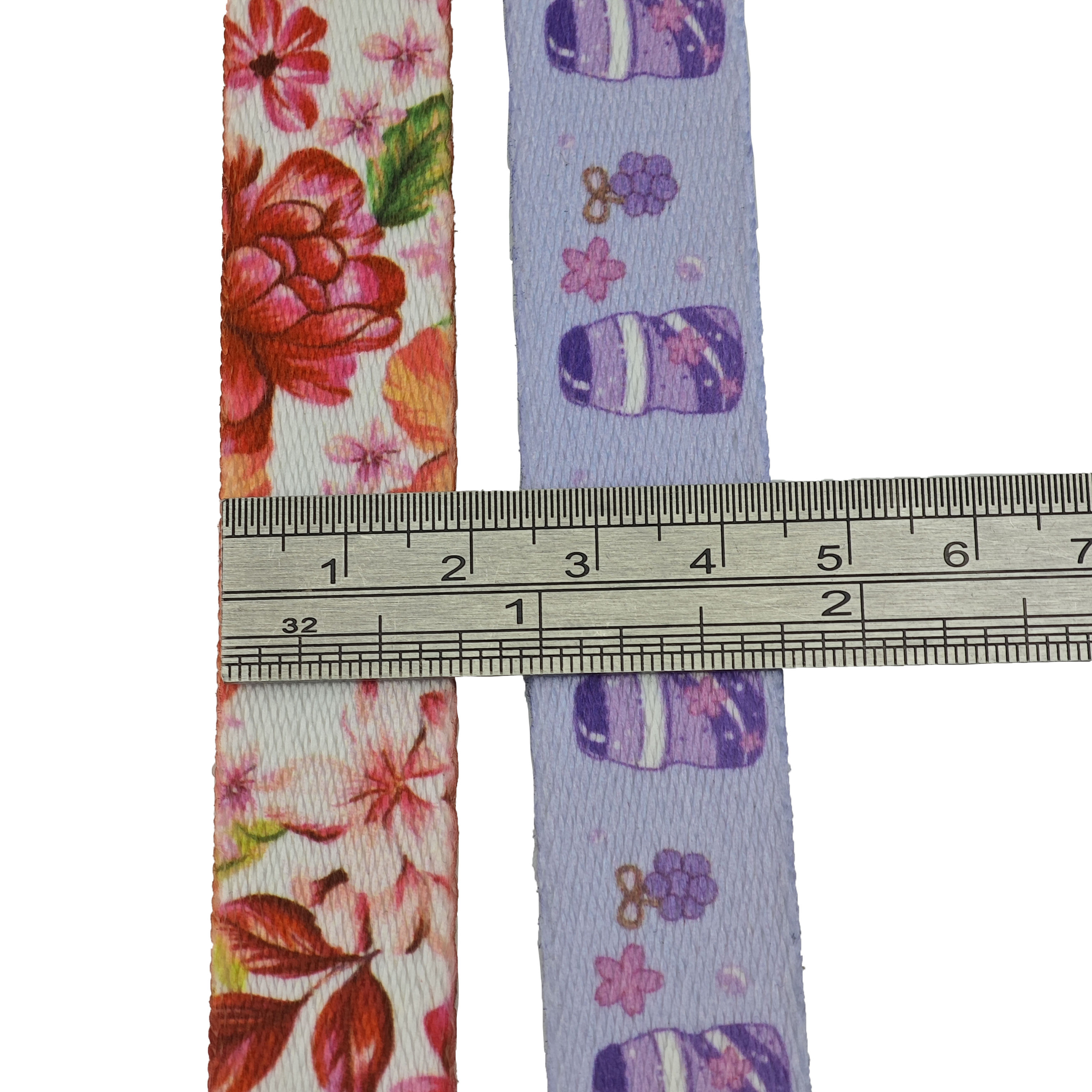 Custom Sublimation 25mm 38mm Customized cartoon Pattern Comfortable Printing Polyester Webbing for Dog Leash