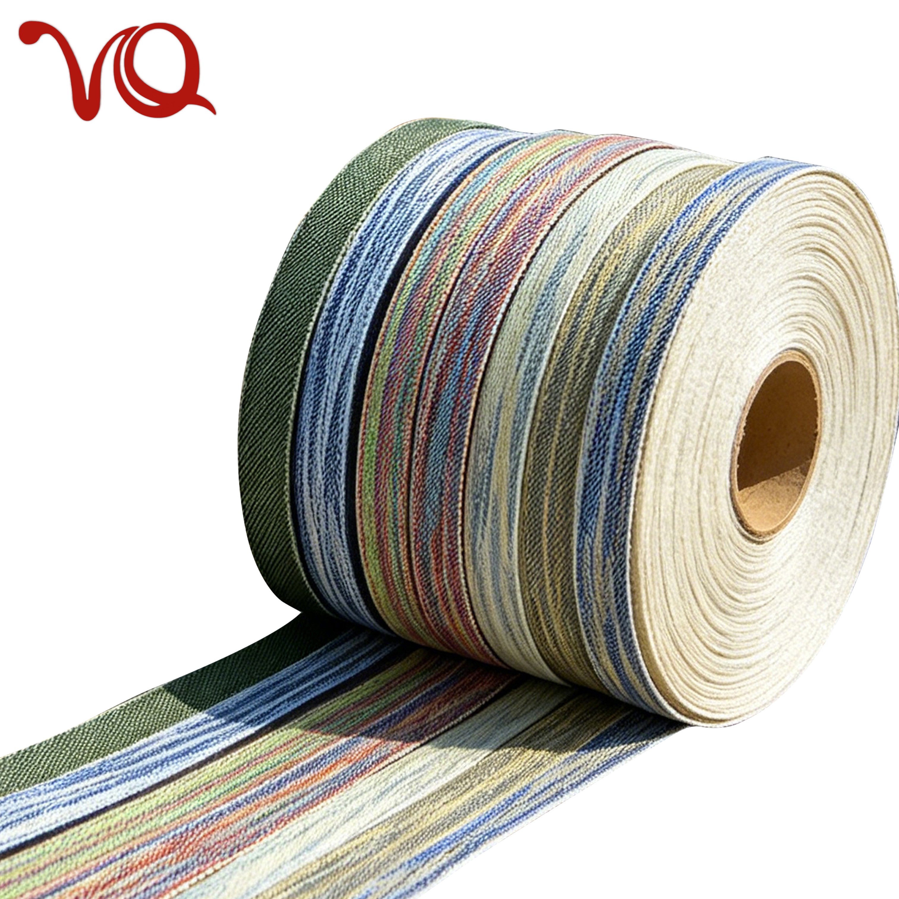 New Style Customized 2.5cm, 3.8cm, 5.0cm High-quality Satin Cotton Webbing Straps for Backpack Straps Clothing Accessories