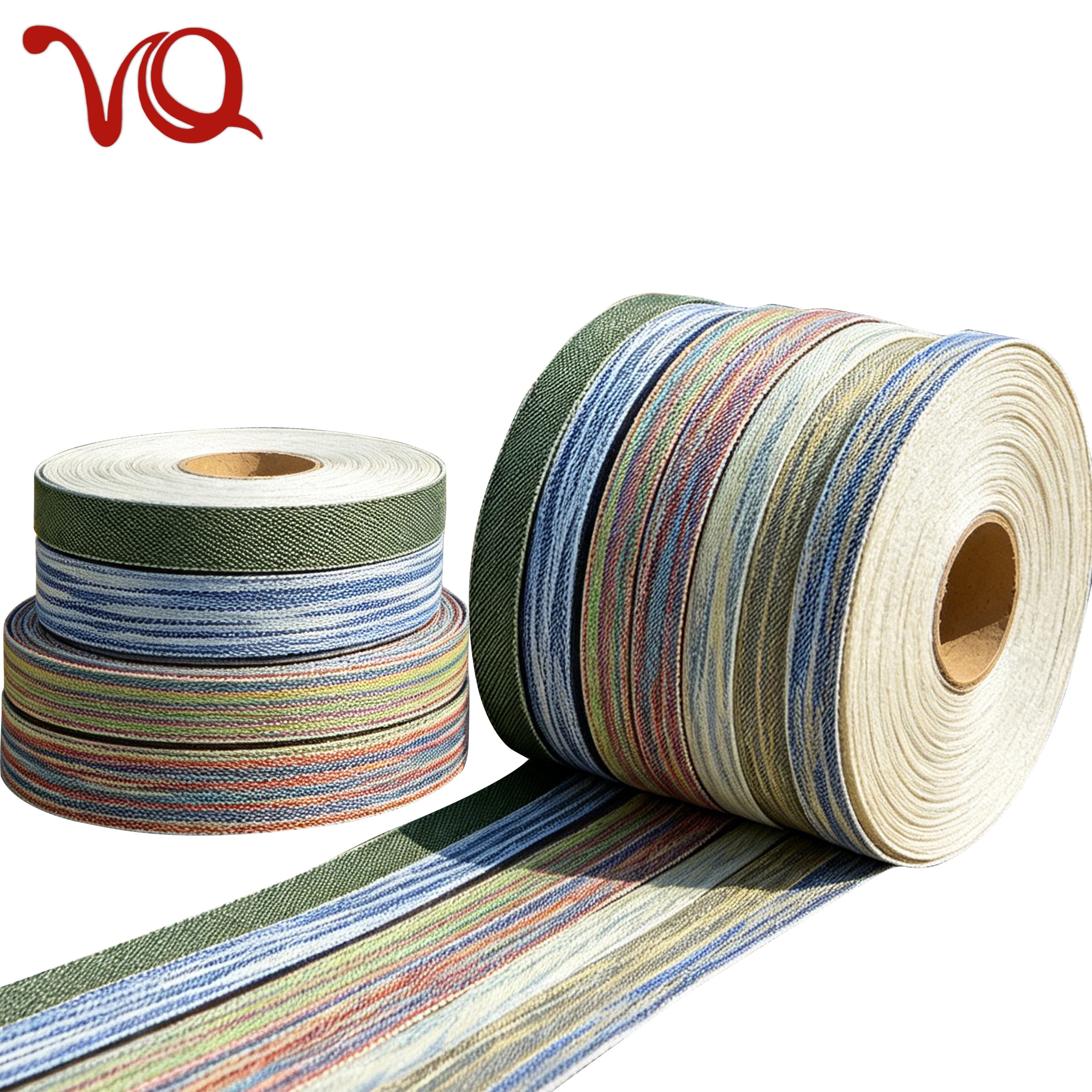 New Style Customized 2.5cm, 3.8cm, 5.0cm High-quality Satin Cotton Webbing Straps for Backpack Straps Clothing Accessories