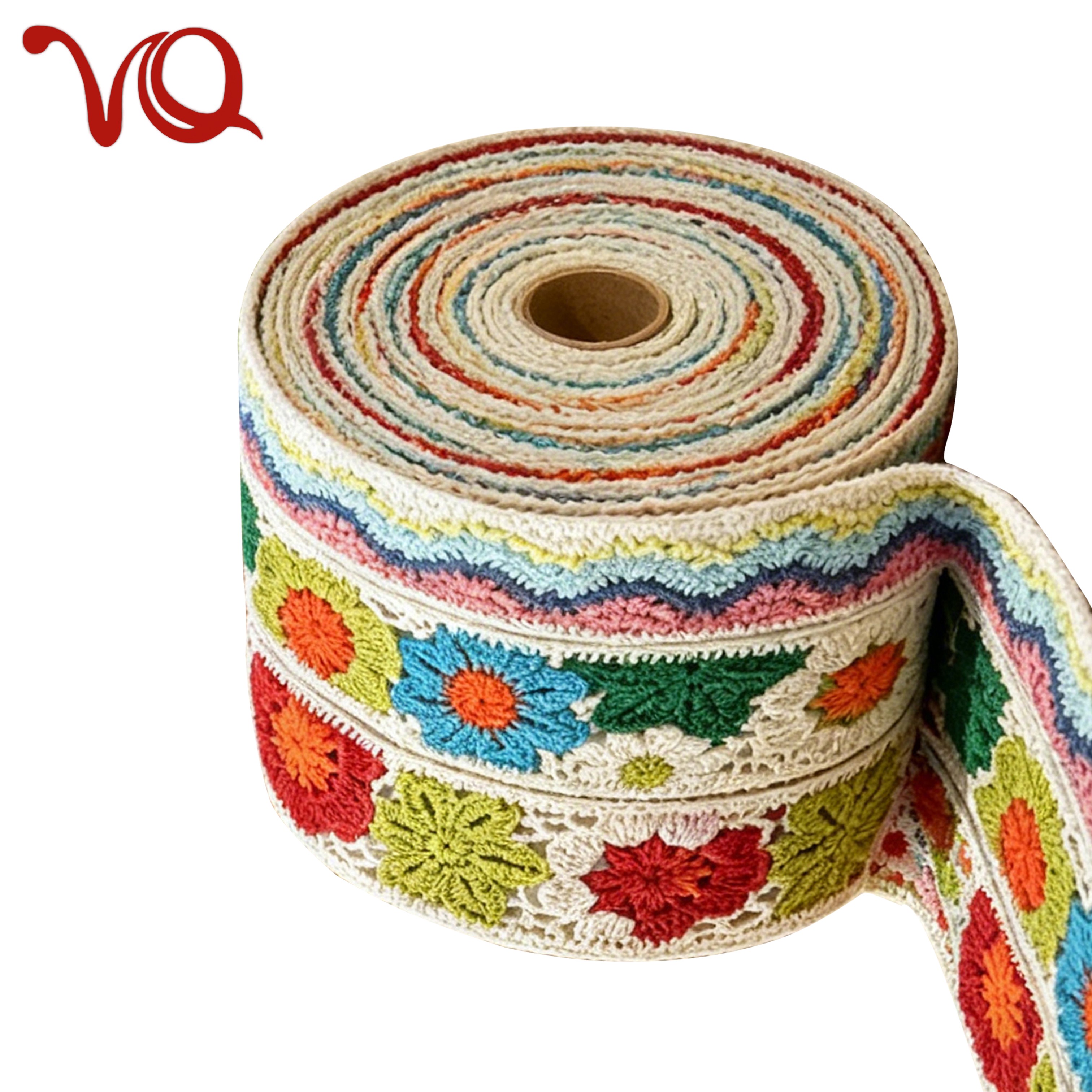 New Arrivals Handmade Various Crochet Cotton Lace Pattern Floral Embroidered for Clothing DIY Crochet Lace Brim Hair Hoop