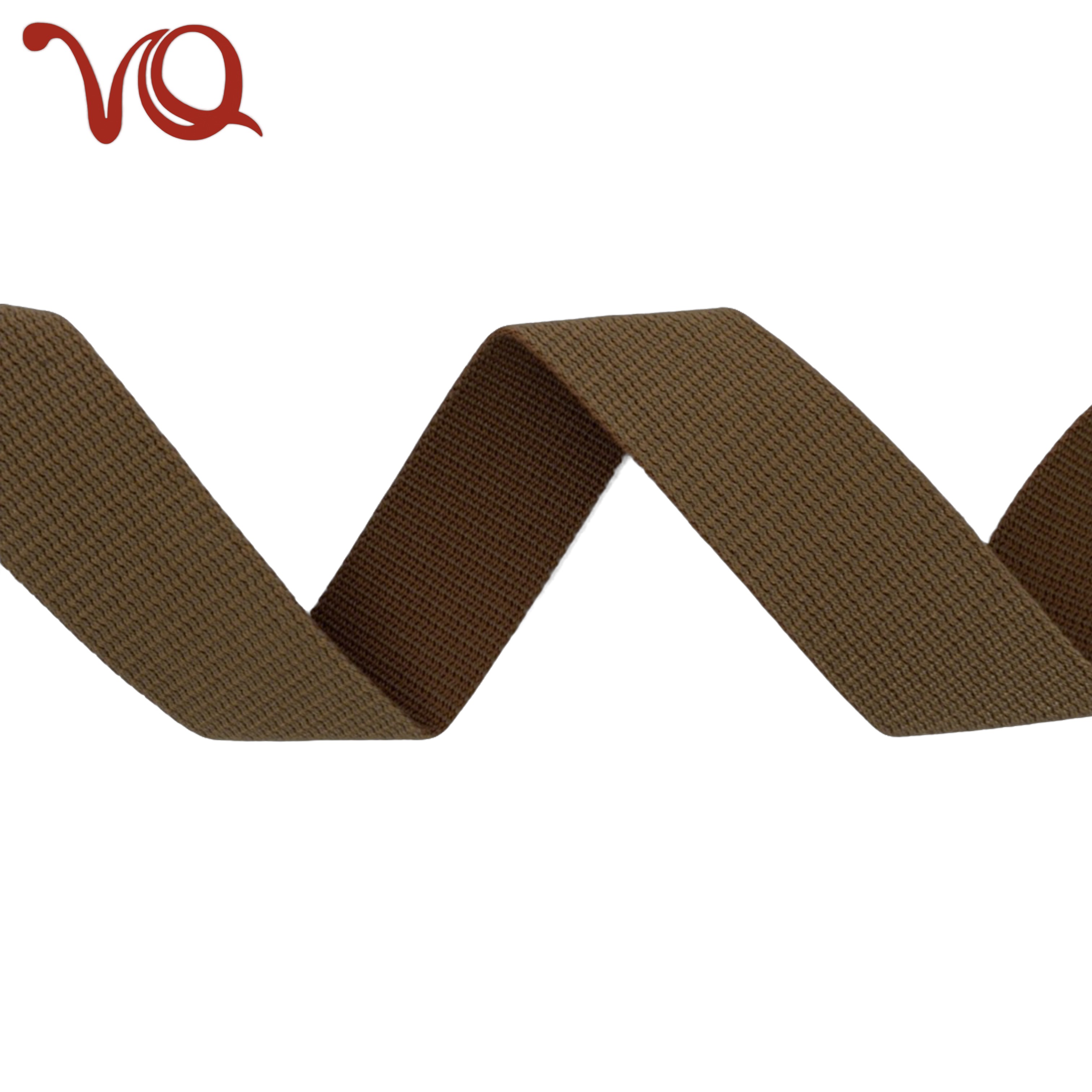 Factory Direct Poly Cotton Webbing Plain Weave Raw Edge Soft Strap for Tote Bag Backpack Guitar Strap