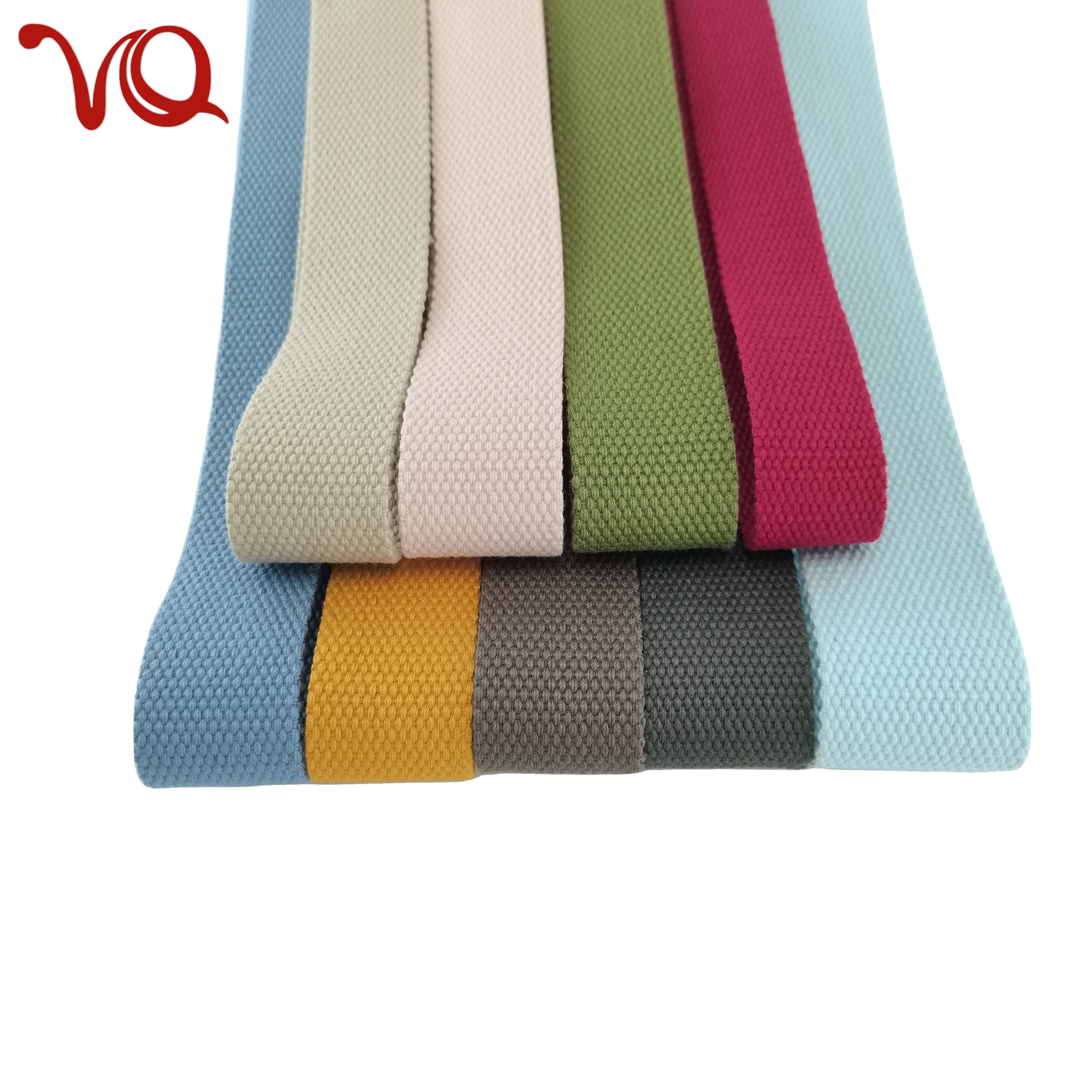Custom Thickened 2.5mm Cotton Webbing for Bag Shoulder Strap Bead Pattern Ribbon for Belt