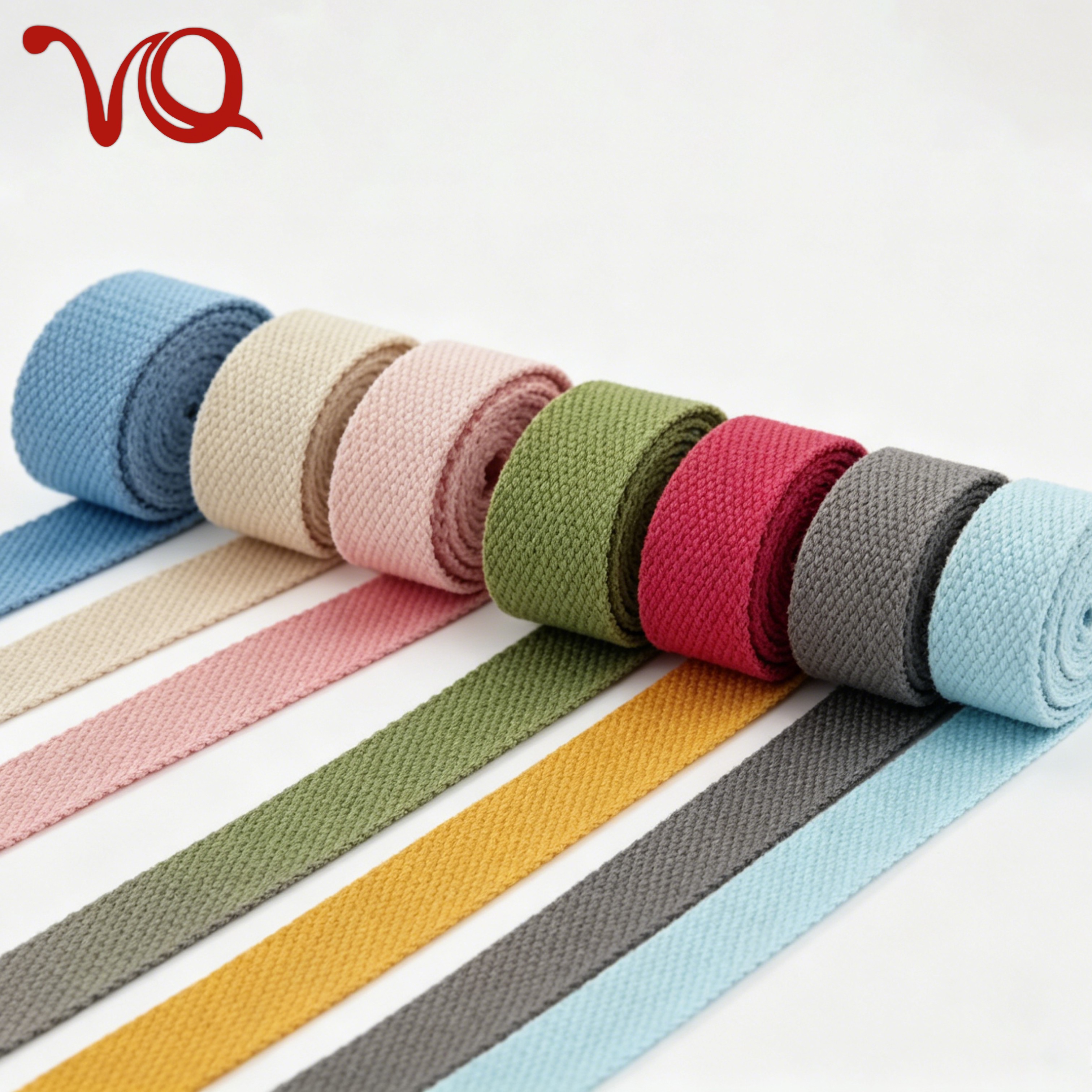 Custom Thickened 2.5mm Cotton Webbing for Bag Shoulder Strap Bead Pattern Ribbon for Belt