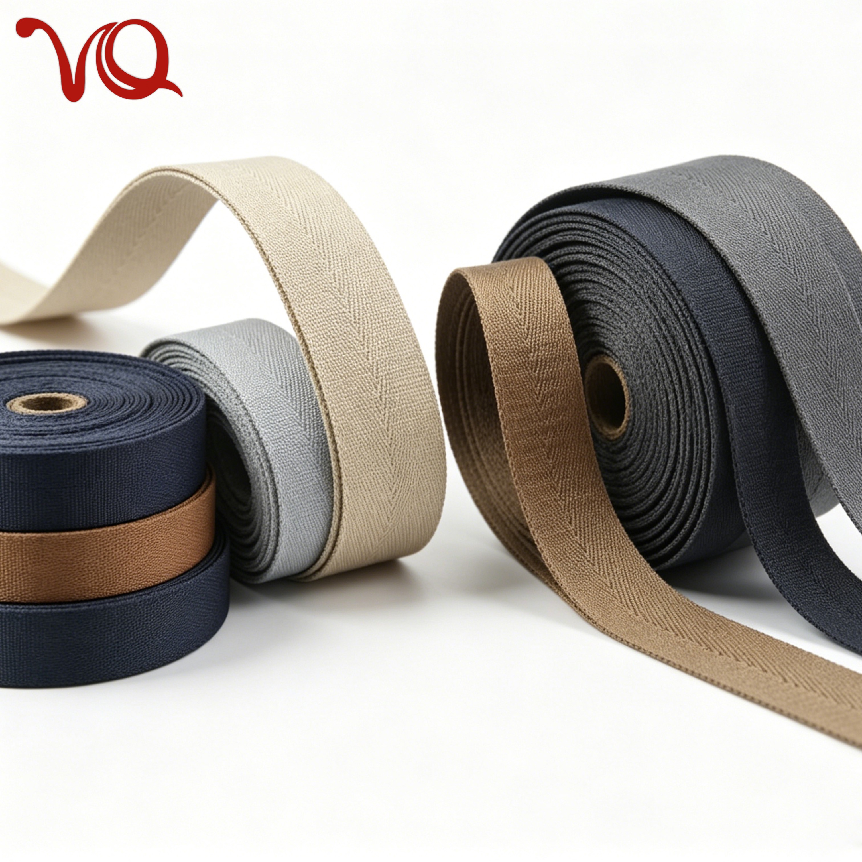 5cm Good Quality High Density Thickening Webbing Customized Logo Polyester Ribbon for Bag Strap