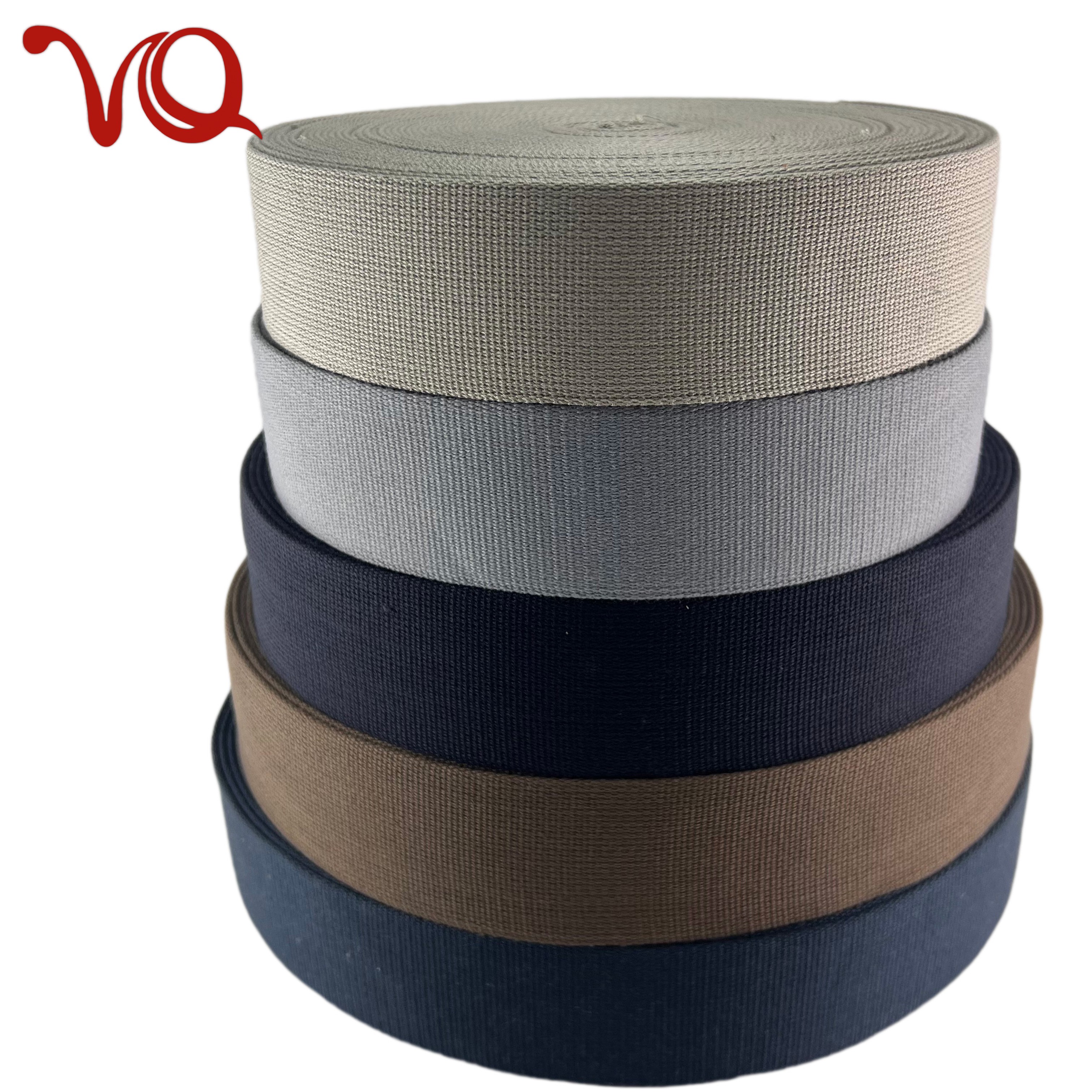 5cm Good Quality High Density Thickening Webbing Customized Logo Polyester Ribbon for Bag Strap 5cm Good Quality High Density Thickening Webbing Customized Logo Polyester Ribbon for Bag Strap