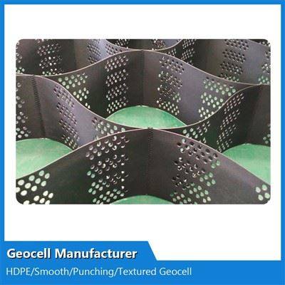 Geocell slope protection