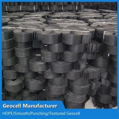 Geocell slope protection