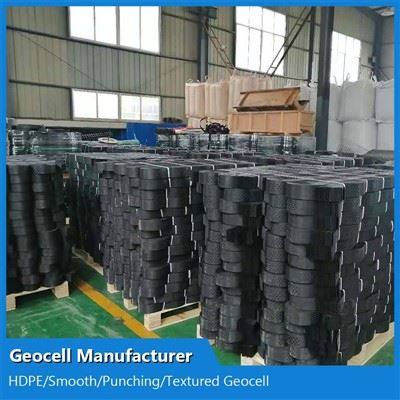 Geocell slope protection
