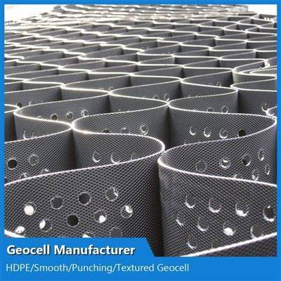 Geocell slope protection