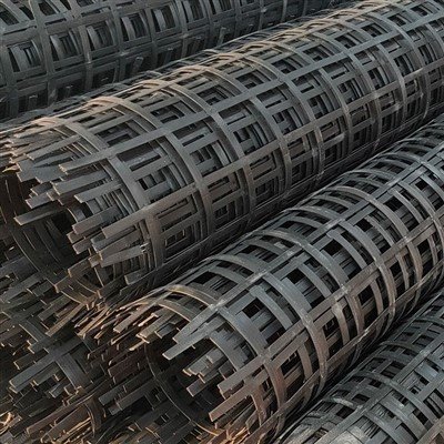 Steel Plastic Geogrid