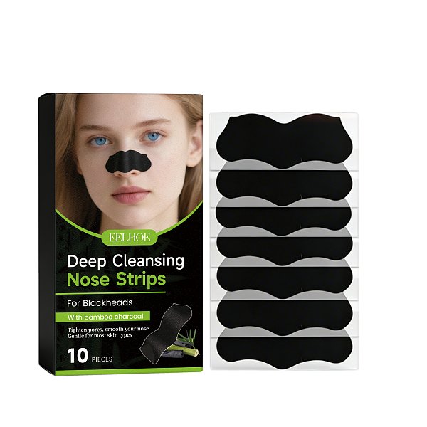 Black cleaning nose patch