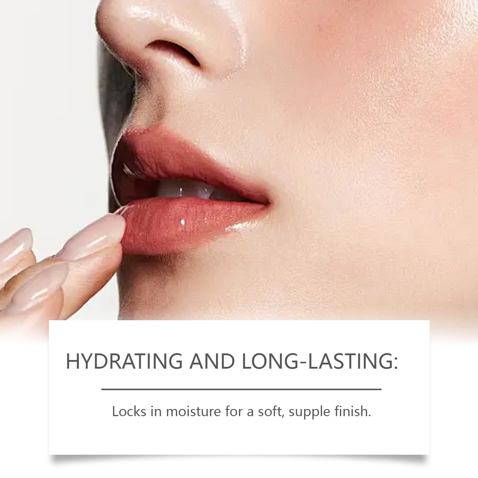 Gold foil color changing moisturizing lipstick light texture non greasy lips soft, moist and shiny