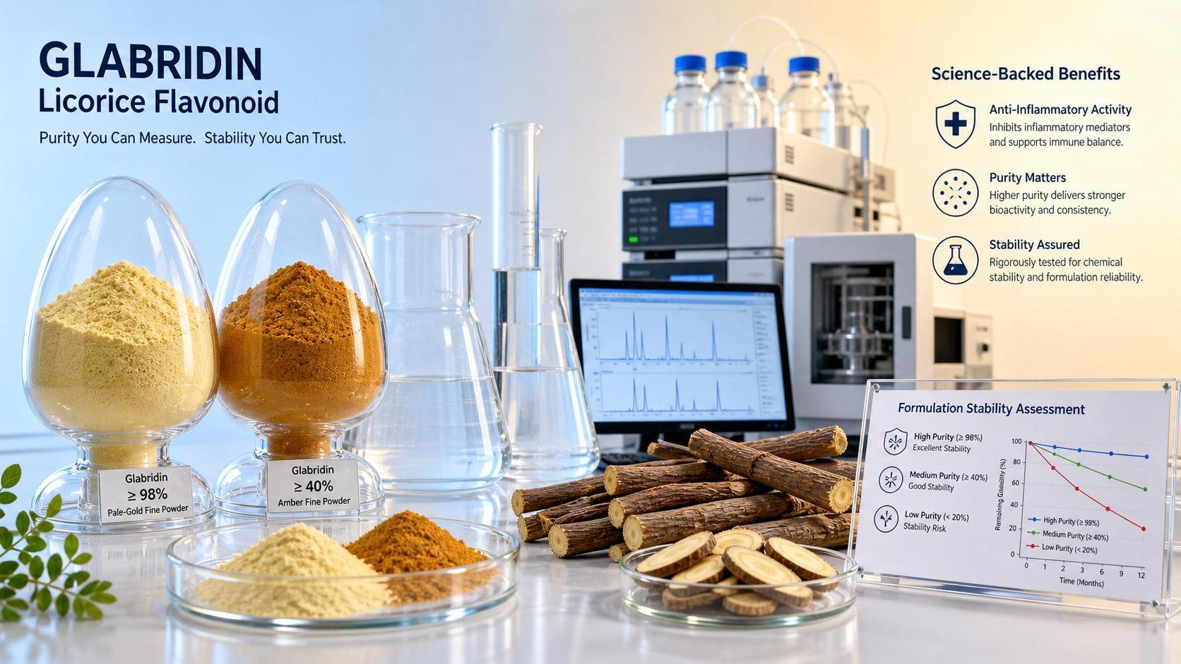 How Glabridin Anti Inflammatory Performance Compares Across Different Purity Grades