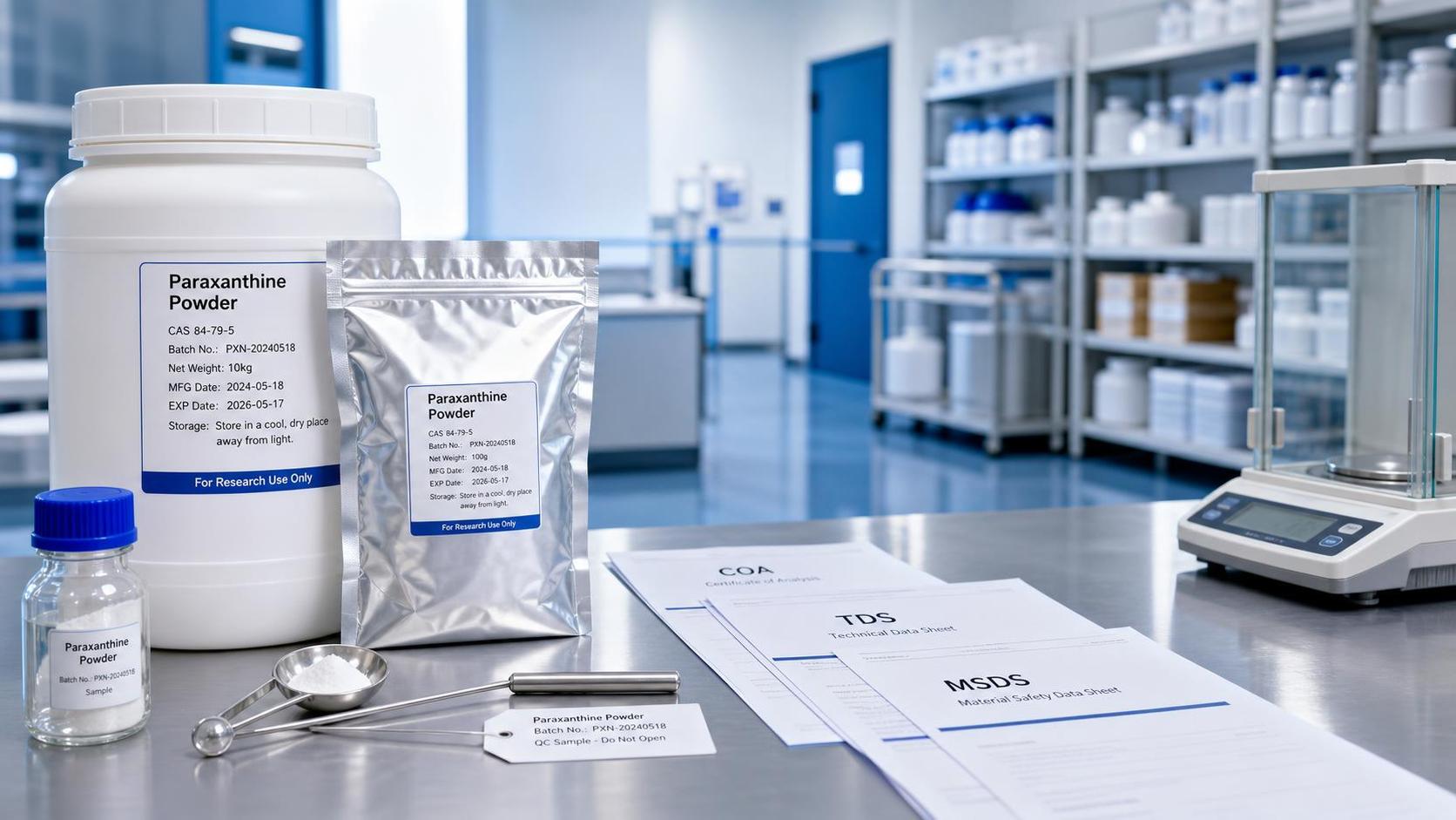 Paraxanthine Powder Bulk Sourcing Guide for Supplement Brand Procurement