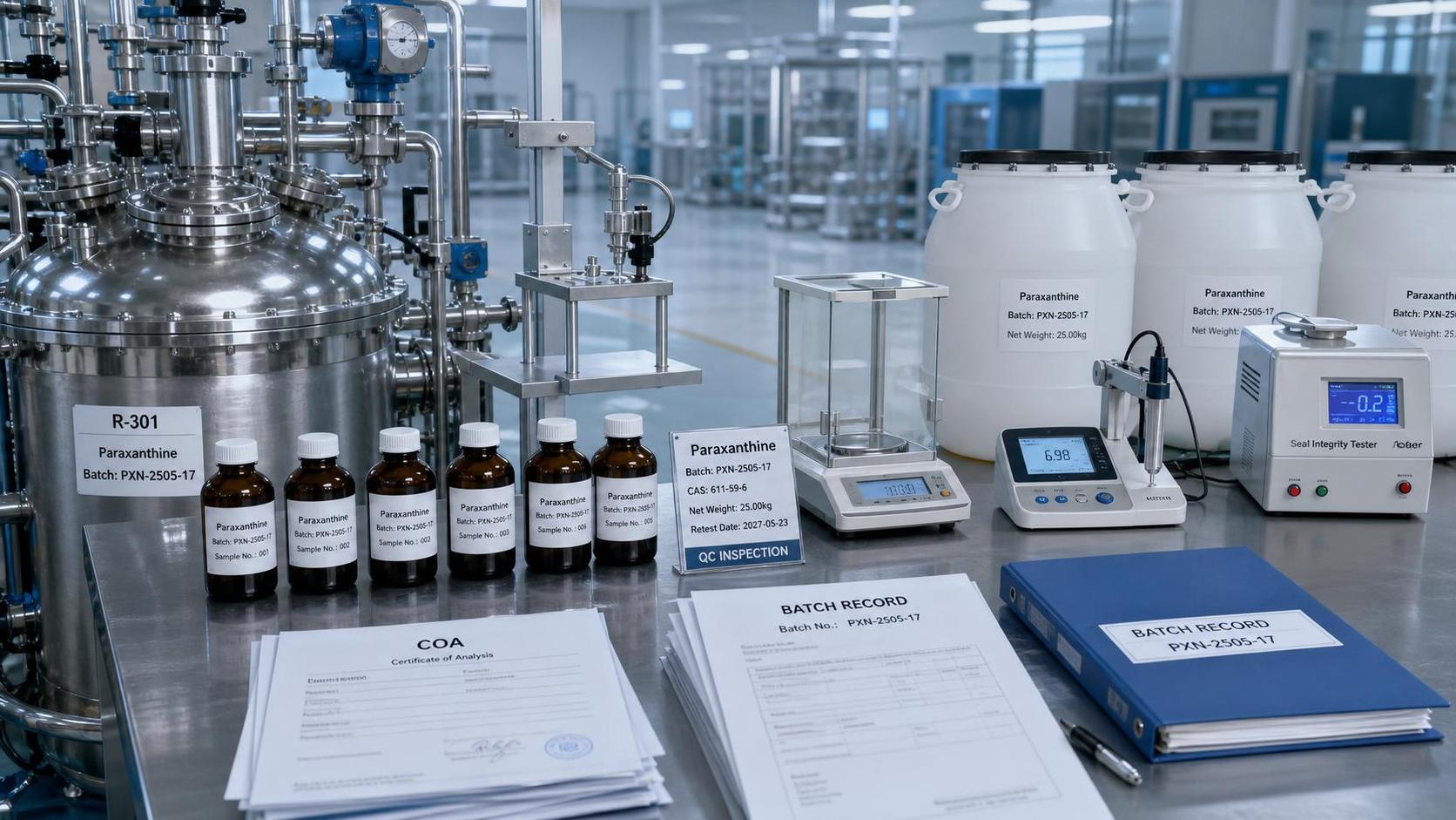 Paraxanthine Factory Audit Checklist for Ingredient Buyers and QA Teams