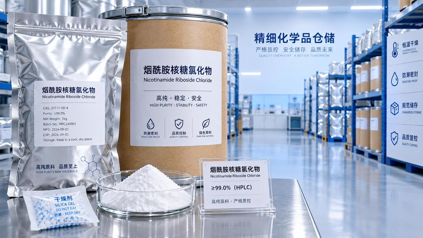 How moisture exposure affects Nicotinamide Riboside Chloride quality