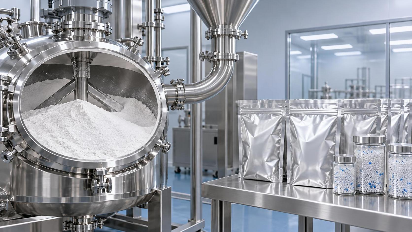 Can Nicotinamide Riboside Chloride be blended without caking?