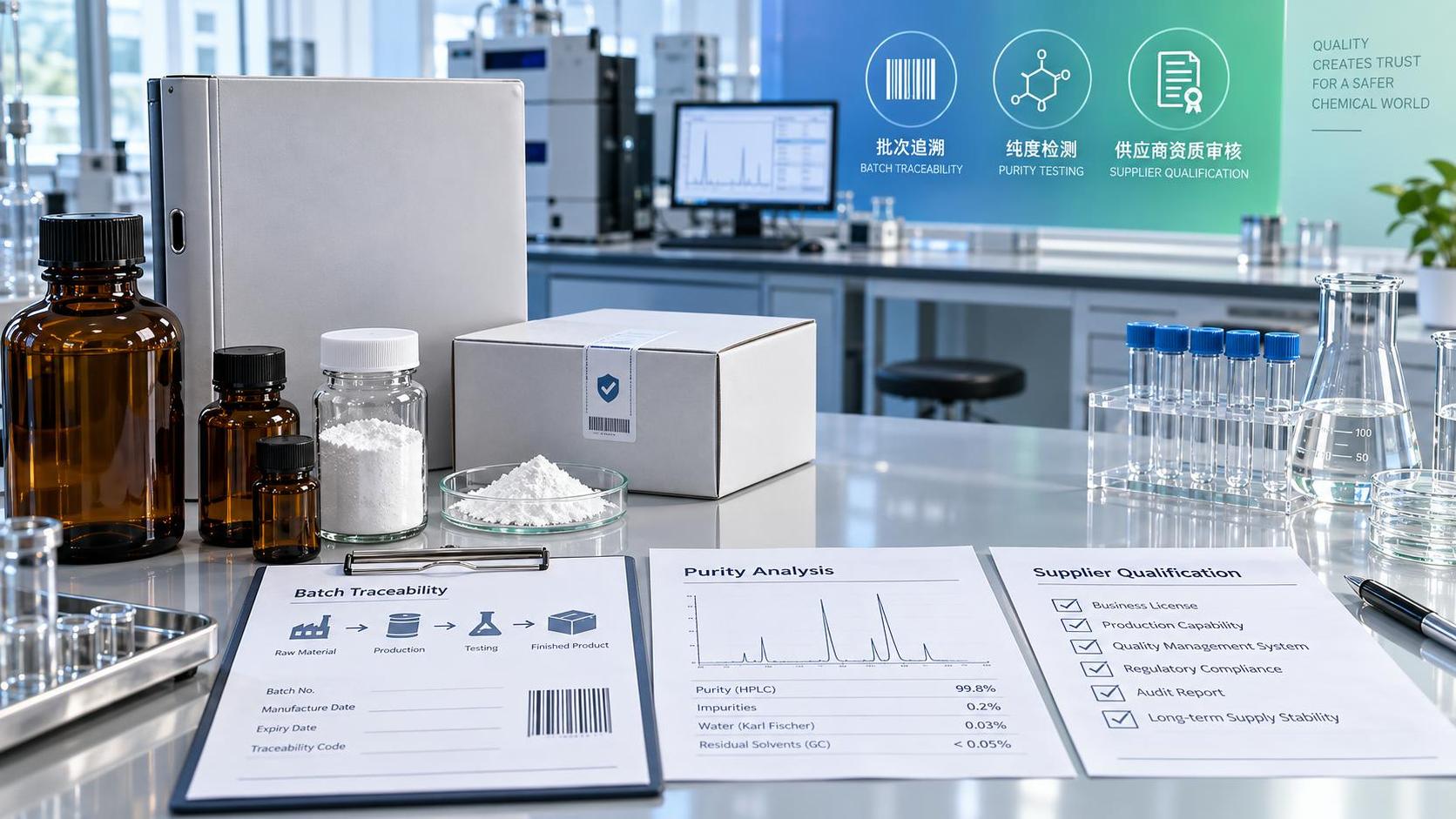 What documentation is needed to qualify Nicotinamide Riboside Chloride suppliers?