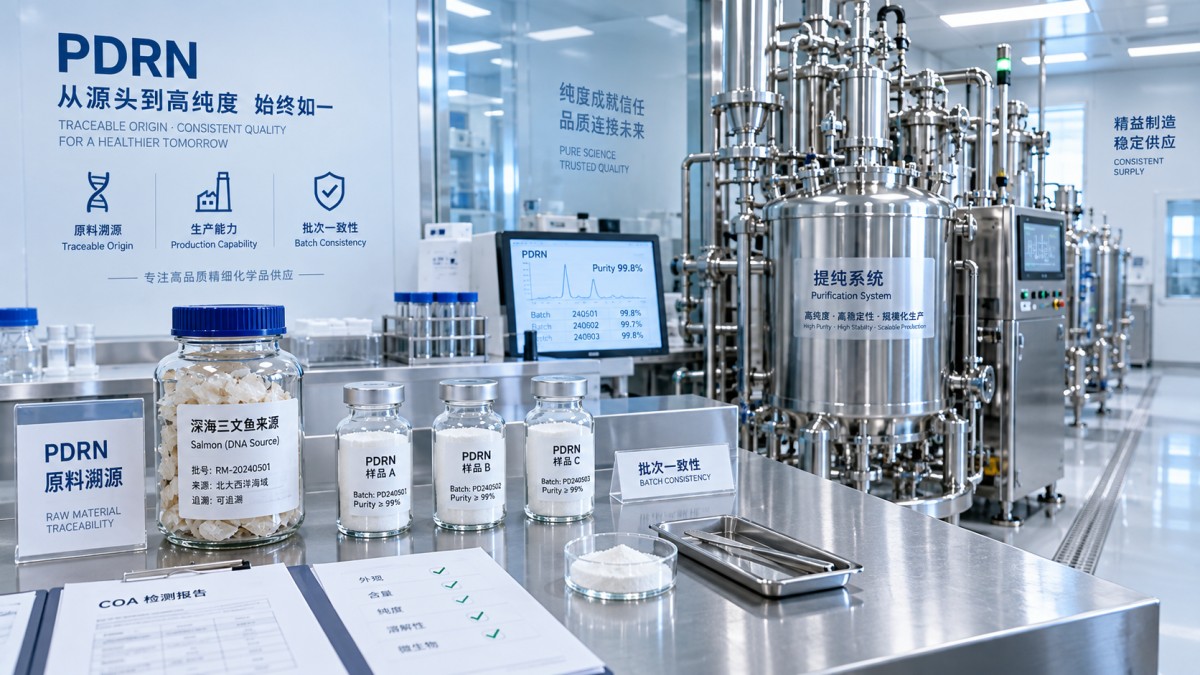 Evaluating a PDRN Manufacturer: Traceability, Capacity, and Batch Consistency Evaluating a PDRN Manufacturer: Traceability, Capacity, and Batch Consistency