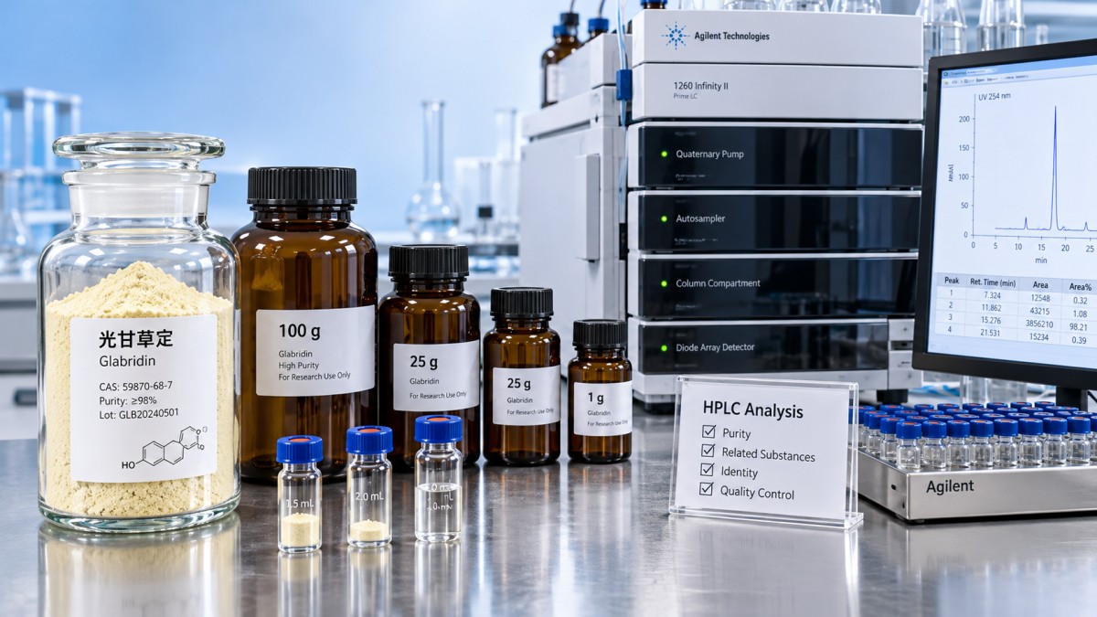 Glabridin Price Differences: Comparing Purity, Test Methods, and Order Size Glabridin Price Differences: Comparing Purity, Test Methods, and Order Size