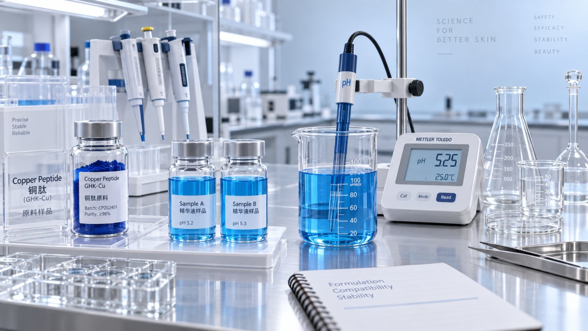 Copper Peptide Raw Materials for Serums: Identity and Compatibility Checks Copper Peptide Raw Materials for Serums: Identity and Compatibility Checks