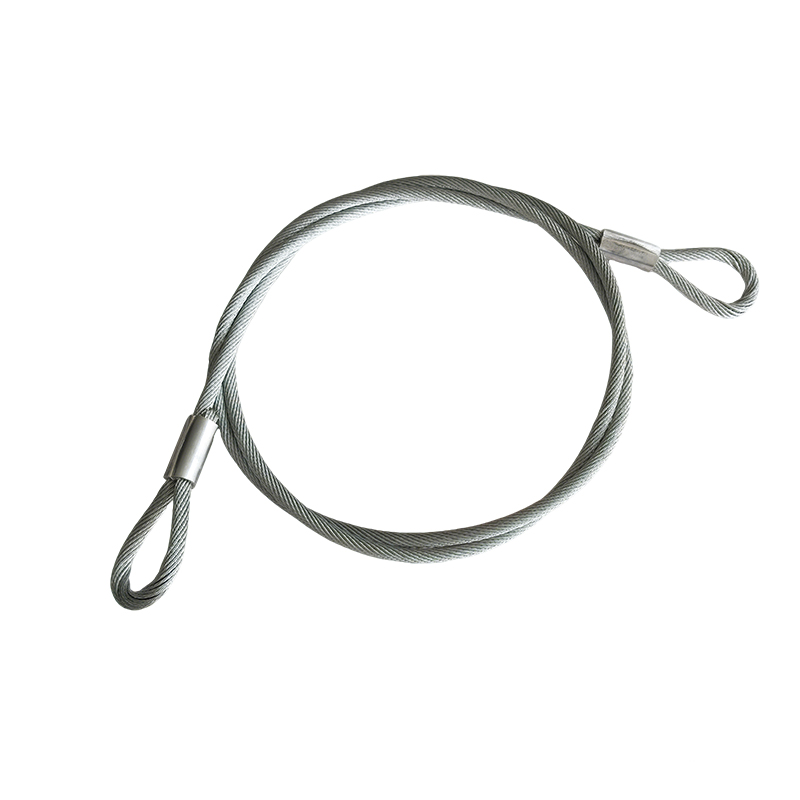 8mm galvanized steel wire rope Sling soft eye 3tons Eye to Eye for Rigging & Hoisting