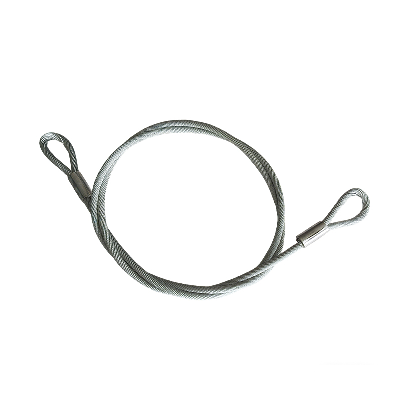 8mm galvanized steel wire rope Sling soft eye 3tons Eye to Eye for Rigging & Hoisting