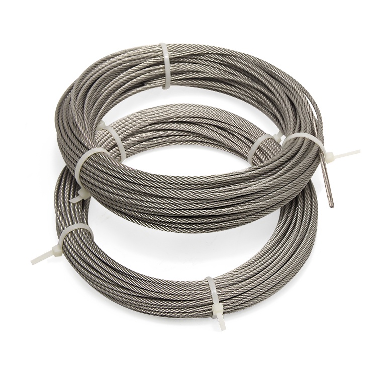 7x7 Stainless Steel Wire Rope 0.5-6mm use For clothesline and fence