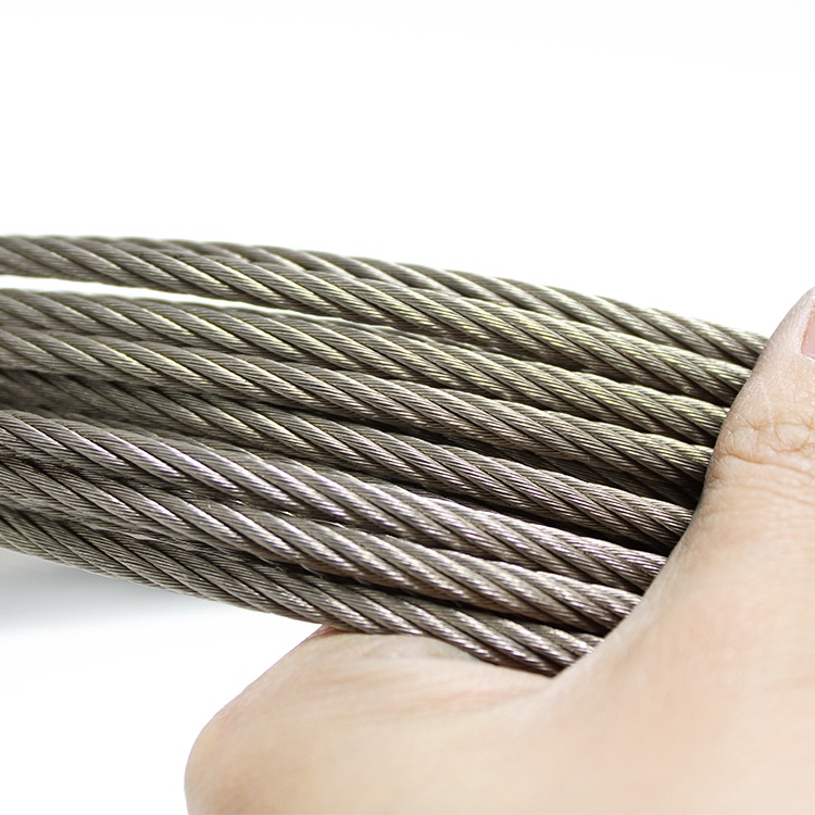 7x19 Stainless Steel Wire Rope 0.8-14mm Use for fishing industry