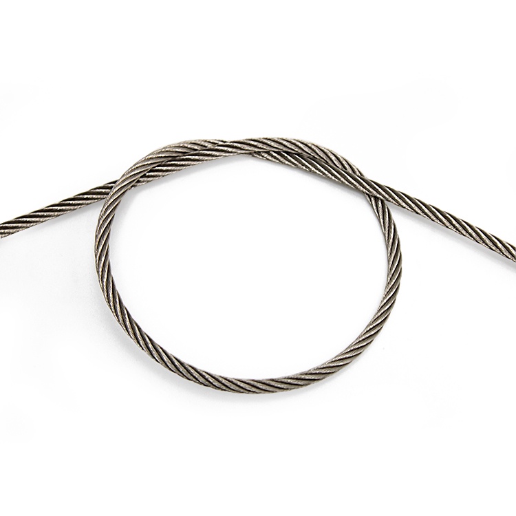1x19 Stainless Steel Wire Rope 0.4-5.0mm use For Traction Drive