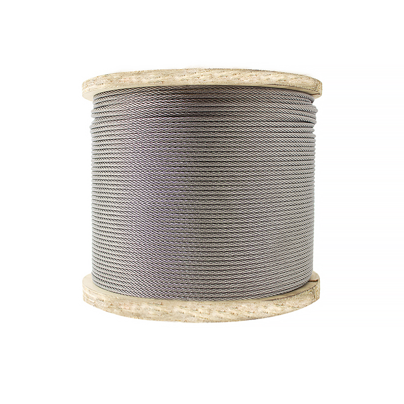 1x19 Stainless Steel Wire Rope 0.4-5.0mm use For Traction Drive