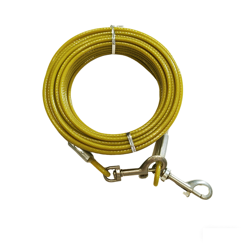 PVC coated Galvanized steel wire rope 1-12mm Customized colors