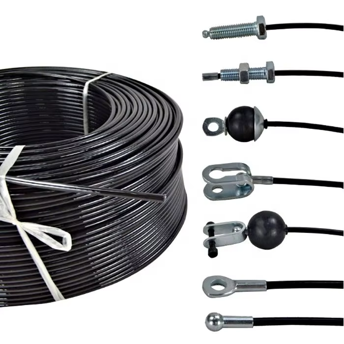 7x19 PU coated Galvanized steel wire rope 5mm 6mm use for Gym Cable