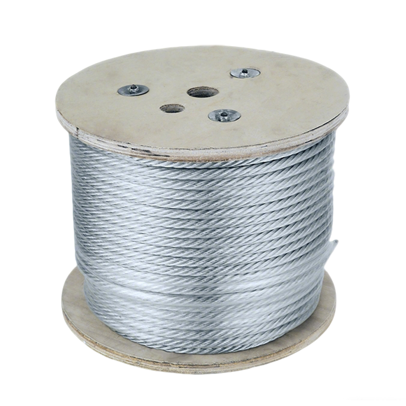 7x19 galvanized steel wire rope 3.0-12.0mm use for Cranes 