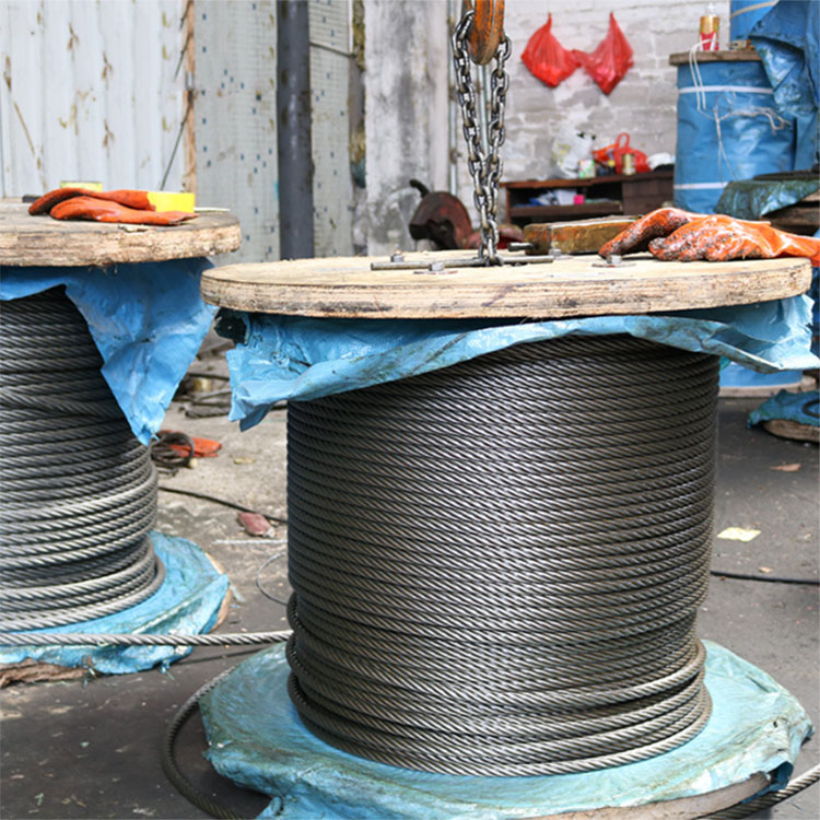 6x37 Galvanized Steel Wire Rope 10-22mm used for lifting machinery