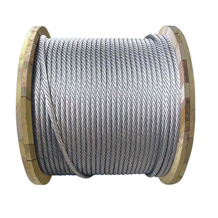 6x36WS Galvanized Steel Wire Rope 8-20mm used for tower cranes