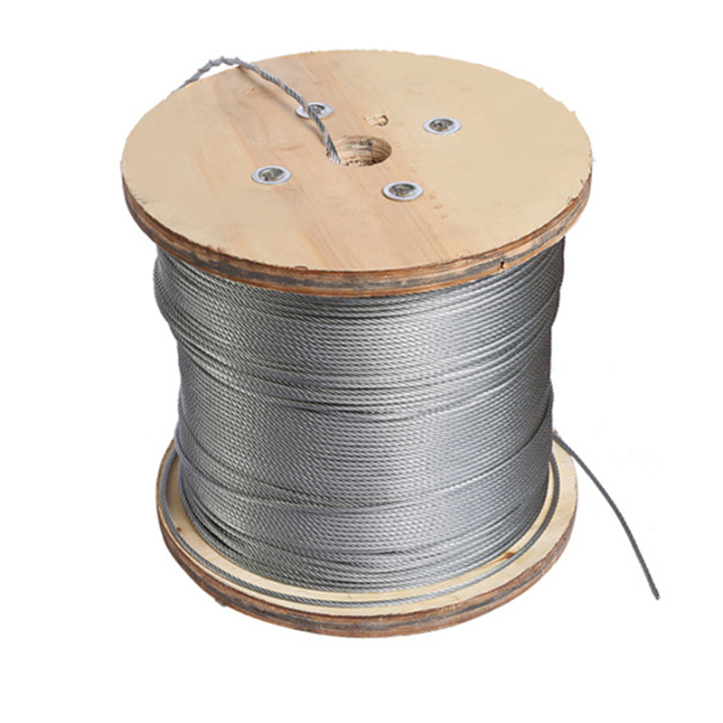 6x12+7FC Galvanized Steel Wire Rope 3-12mm Use for Tying Towing Light Load Agriculture