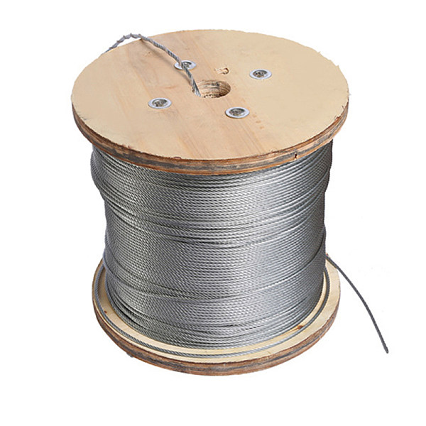 Câble en acier galvanisé 6x12+7FC 3-12mm pour l’arrimage, le remorquage et les charges légères en agriculture