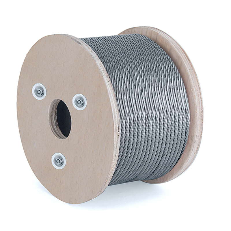 1x7 Galvanized Steel Wire Rope 0.6-3.0mm use For Hanging And Pulling Wire
