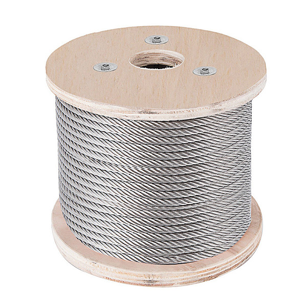 Câble métallique en acier galvanisé 1x19 1.5mm 1.8mm 2mm âme intérieure en acier câbles de frein